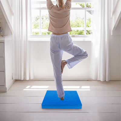 Tapis Yoga - YogaBalanceMat™ - Bleu - Osmose Boutik'