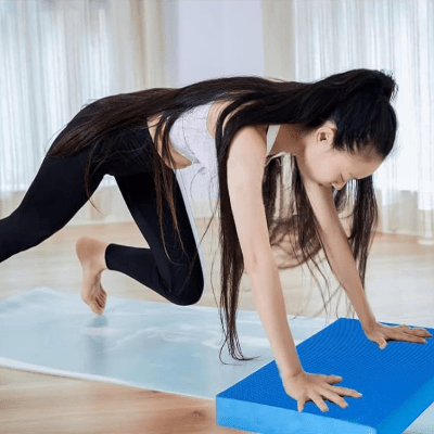 Tapis Yoga - YogaBalanceMat™ - Bleu - Osmose Boutik'